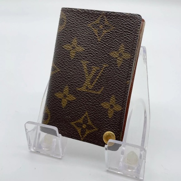 Auth Louis Vuitton Monogram Pression Card case M60937 W/Box - Picture 1 of 16